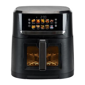 2026 Big Air Fryer New Upgraded Color Screen 9.5 Liter Smart Fast Cooking Kitchen Household Appliances Healthy Smart Air Fryer