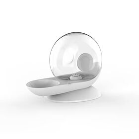 Gray Wholesale Intelligent Wireless Snail Pet Water Dispenser Non Plug in Automatic Circulation Filter for Dogs and Cats