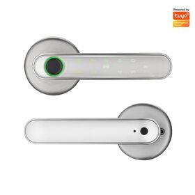 Heiß Verkauftes Smart Home Sicherheit Tuya Fingerabdruck Smart Lock Schlüssellose Eingangs-Knauf-Türgriffschloss Digitaler Fingerabdruck-Türschloss