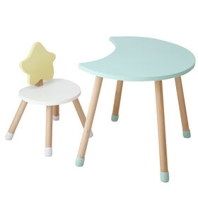 Conjunto de Muebles para Jardín de Infancia, Mesa y Sillas Ajustables en Altura para Fiestas Infantiles, Mesa y Sillas de Estudio para Niños