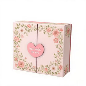 Custom Multicolor Folding Gift Boxes with Personalized Design for Wedding Favors Boutique Shopping Party Giveaways Flat Ship