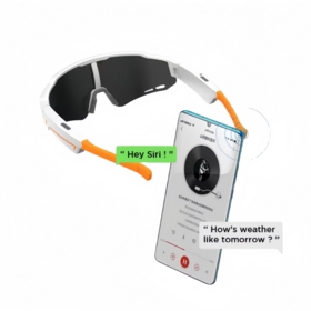 Gonbes K18 Wireless Smart Audio Sunglasses Bluetooth Glasses with Music & Hands-Free Calling | Wholesale Outdoor Sports AI Glasses