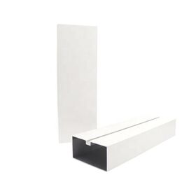 Techo Bafle Industrial Personalizado de Fábrica, Extrusión de Aluminio Anodizado, Tubo con Diseño Moderno Metálico para Techo Suspendido