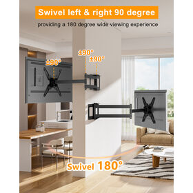 Soporte de TV Extragrande con Brazo de Extensión de 48 pulgadas MOUNT FORGING Soporte de Pared para TV con Movimiento Completo