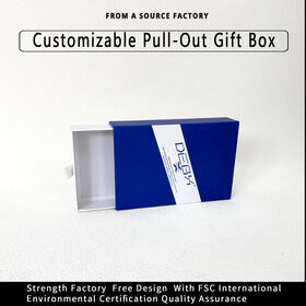 Caja extraíble personalizada para libros, caja de regalo para juegos de té, impresa con adornos de té, caja de papel especial para personalización de lotes pequeños