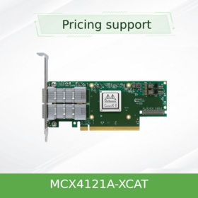 Carte réseau haute vitesse à port unique MCX4121A-XCAT ConnectX-4 Mellanox | 40G/56G QSFP28