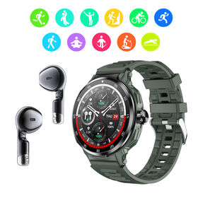 Smartwatch TWS 2 em 1 com Tela HD de 2,01 Polegadas e Fones de Ouvido TWS, Monitoramento de Saúde, Serviço OEM/ODM