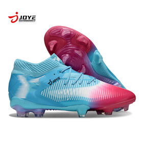 Botas antideslizantes de entrenamiento de uñas FG de corte bajo, fabricante profesional de zapatos de fútbol