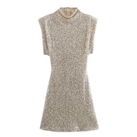 slim fit dress slacks Candice Swanepoel 2023 Cannes Film Festival Sequin Red Carpet Dress main image 0