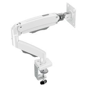 17-32inches White Monitor Bracket Swivel Monitor Holder Mount Adjustable Gas Spring Monitor Arm