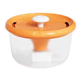 Orange Automatic cat Water Fountain Self Circulating Living Water Non-slip Smart Pet Drinking Water Dispenser with Filter