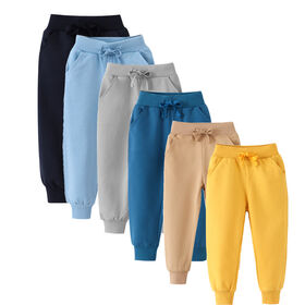 Pantalon de Sport pour Garçon OEM ODM 100% Coton avec Impression Personnalisée et Logo Personnalisé, Pantalon Décontracté Mode de Haute Qualité pour Tout-Petits
