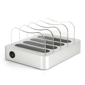 Cargador de teléfono universal Dock Station electrónica aeropuerto móvil público 4 Puerto rápido múltiple USB teléfono móvil estación de carga