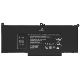 F3YGT 60WH 8000mAh Li-Ion Rechargeable Battery for Dell Latitude 12/7000/7280/7380 Series-Replacement in Stock