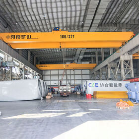KSQ Tipo Europeu Design Guincho Levantamento Estável Heavy Duty Uso Duplo Viga Ponte Guindastes