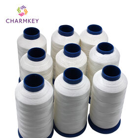 Fil de Nylon Volumineux 100% Haute Qualité Charmkey, Couleur Blanc Brut 200D pour Tricot, Meilleur Prix