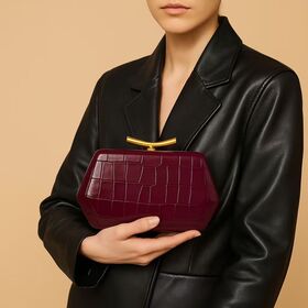 Bolso Cruzado Diagonal de un Hombro con Patrón de Cocodrilo Único - Bolso de Moda para Vestido de Noche de Boda