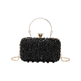 Sac à Perles Tendance le Plus Vendu, Sac à Sequins, Sac de Soirée de Mariage, Sac à Bandoulière Chaîne pour Femme