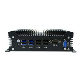 سعر المصنع بالجملة كمبيوتر مصغر بمعالج In-tel Core i3 1315U، 8*USB، HD/VGA، 2*LAN، 2*RS232 COM، ذاكرة DDR5، SSD NVME، كمبيوتر صناعي بدون مروحة