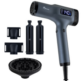 Hochgeschwindigkeits-Haartrockner 5-in-1 Set 2300W Salon-Haartrockner 110000 U/min Ultra-High-Speed-Plasma-Haartrockner LCD-Display Professionelles OEM