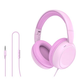 SIINDOO JH-826W-3.5 Multi-functional Wired Headset with 3.5mm Jack, Over Ear HiFi Headset with Deep Bass, Noise Isolating Earpads