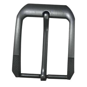 Punta de la hebilla de la lata del cinc del color del níquel principal con mejores ventas de la hebilla del cinturón de la aleación del cinc sola, los 3,5 cm,58g