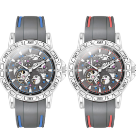 Bestseller Luxus Herrenuhr - Vollautomatische mechanische Uhr, hochwertiges Gummiarmband, 3ATM wasserdicht