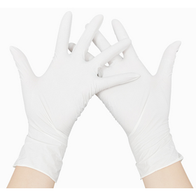 Großhandel Einweg Weiße Super Elastische Nitrilhandschuhe Reine Nitrilkautschuk Haushaltshandschuhe