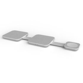 Großhandel kundenspezifisches schnelles Aufladen tragbares intelligentes Desktop-Handy 15W schnelles 3-in-1 faltbares magnetisches kabelloses Ladegerät