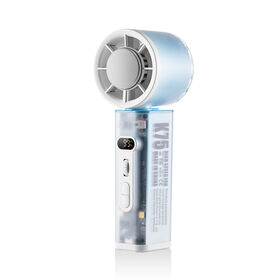 Meilleur Portable Rechargeable Ventilateur De Refroidissement avec Automatique Tête Swing Smart Display &amp; LED Lumière Utilisation Pour Voyage Camping Et En Plein Air