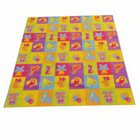 Bright Printed Loop Pile Foldable Kids Blanket
