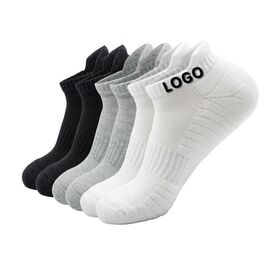 Customized Thick Towel Bottom Short Tube Sports Socks Professional Running Socks Pure Cotton Breathable Men's Socks