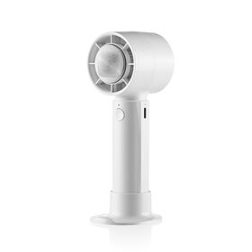 El mejor ventilador de mano portátil con soporte de escritorio mini ventilador de viaje personal ventilador de bolsillo de enfriamiento de hielo para uso al aire libre y interior