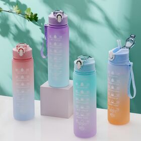 Botol Air Olahraga Gradien Buram Grosir 701-800 ml untuk Kebugaran & Perjalanan Outdoor
