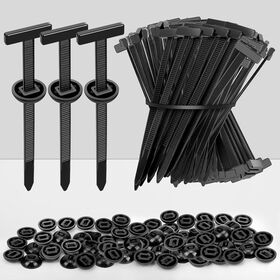 Clips de lazo de la cremallera de la hebilla de la atadura de cables para la defensa del coche, cubierta del motor Lazos de nylon de la cremallera de la hebilla universal de nylon de la atadura de cables con diseño del Pin y del botón