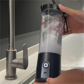 Licuadora Portátil de Fábrica Mayorista para Batidos, 16 oz, Libre de BPA, ABS, Recargable por USB con Función Trituradora de Hielo y Certificación ISO, para Beber Directamente