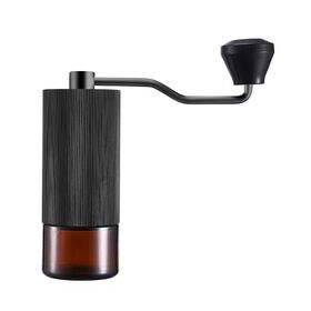 Manual Hand Grinder 30g Bean Powder Compartments Aluminum Alloy Housing Steel Blade Coated Titanium for Coffee Bean Grinding for