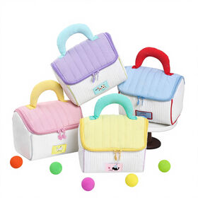 Upgraded Small House Canvas Makeup Bag with Zipper Large Capacity Handheld for Storage Anime Cartoon Gift Set