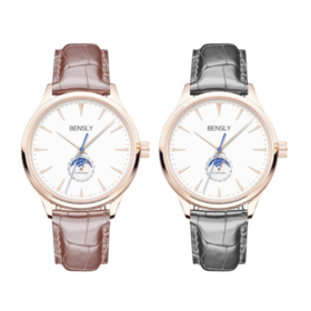 Jam Tangan Mewah Pria Otomatis Tahan Air Custom Logo Sendiri