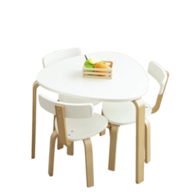 Großhandel für Holz-Kindertisch und -stuhl, Esstisch und Stuhl aus Massivholz für Kinder