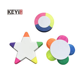 Heiß verkaufter Werbeartikel Sternförmiger Marker Professioneller Textmarker mit individuellem Logo