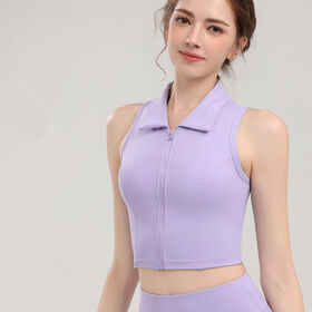 Veste de sport sans manches personnalisée pour femmes, t-shirt de tennis respirant pour salle de sport et fitness