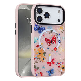 Magnetische Handyhülle mit bemaltem Muster für MagSafe, starke magnetische stoßfeste Abdeckung für iPhone & Android