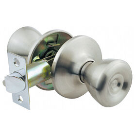 Prix d'usine Nickel satiné bouton de porte Patio Set de verrouillage de porte Tylo Style Passage bouton de porte Lockset