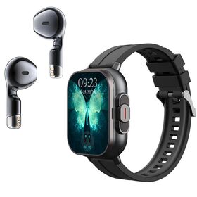 Jam Tangan Earphone 2-in-1, Smartwatch Earphone, Jam Tangan Earphone TWS, Earphone Jam Tangan, Smartwatch Earphone