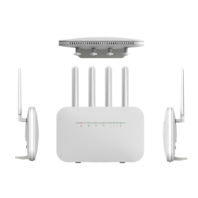 High-Speed 4G LTE Cat2 CPE Mobile Hotspot 1200Mbps WiFi 4x4 MIMO Band B42 B43, Home CPE