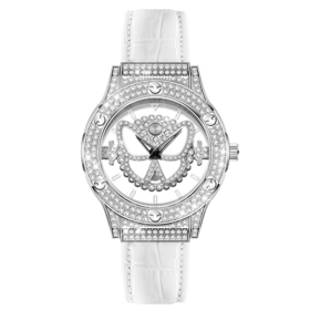 Montre Femme Luxe Léger Ornée de Diamants, Mouvement Dynamique, Design Creux Élégant, Étanche