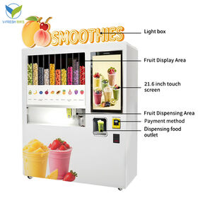 Selbstbedienungs-Smoothie-Verkaufsautomat für frisches Obst, CE-zertifiziert, Automatikbetrieb