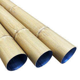 Custom Aluminum Bamboo Pipe Contemporary Simulated Aluminum Bamboo Pipe Railing From China