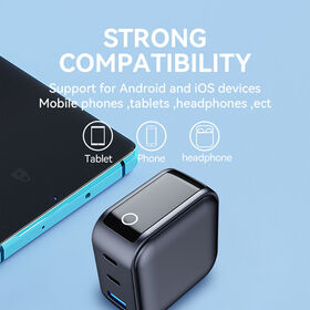 New Original Smart 65W Wall Charger Fast Charging Foldable Charger Phone Charger Screen Display for Phone 17